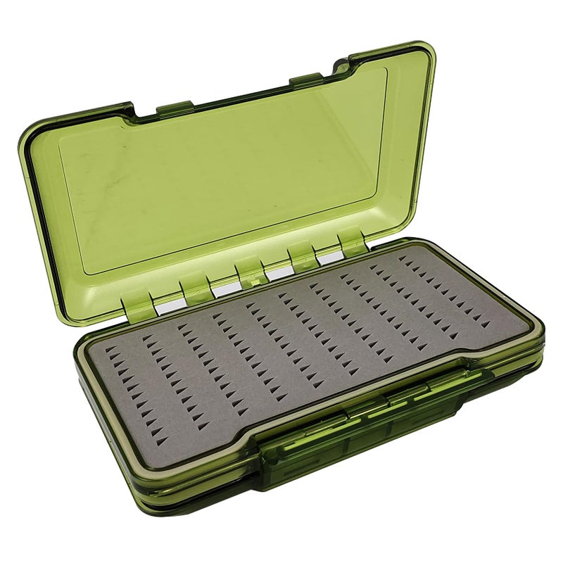 Aventik Waterproof Fly Box Lightweight Flies Lure Case Easy Grip Fishing Box (H031MB) - Image 1